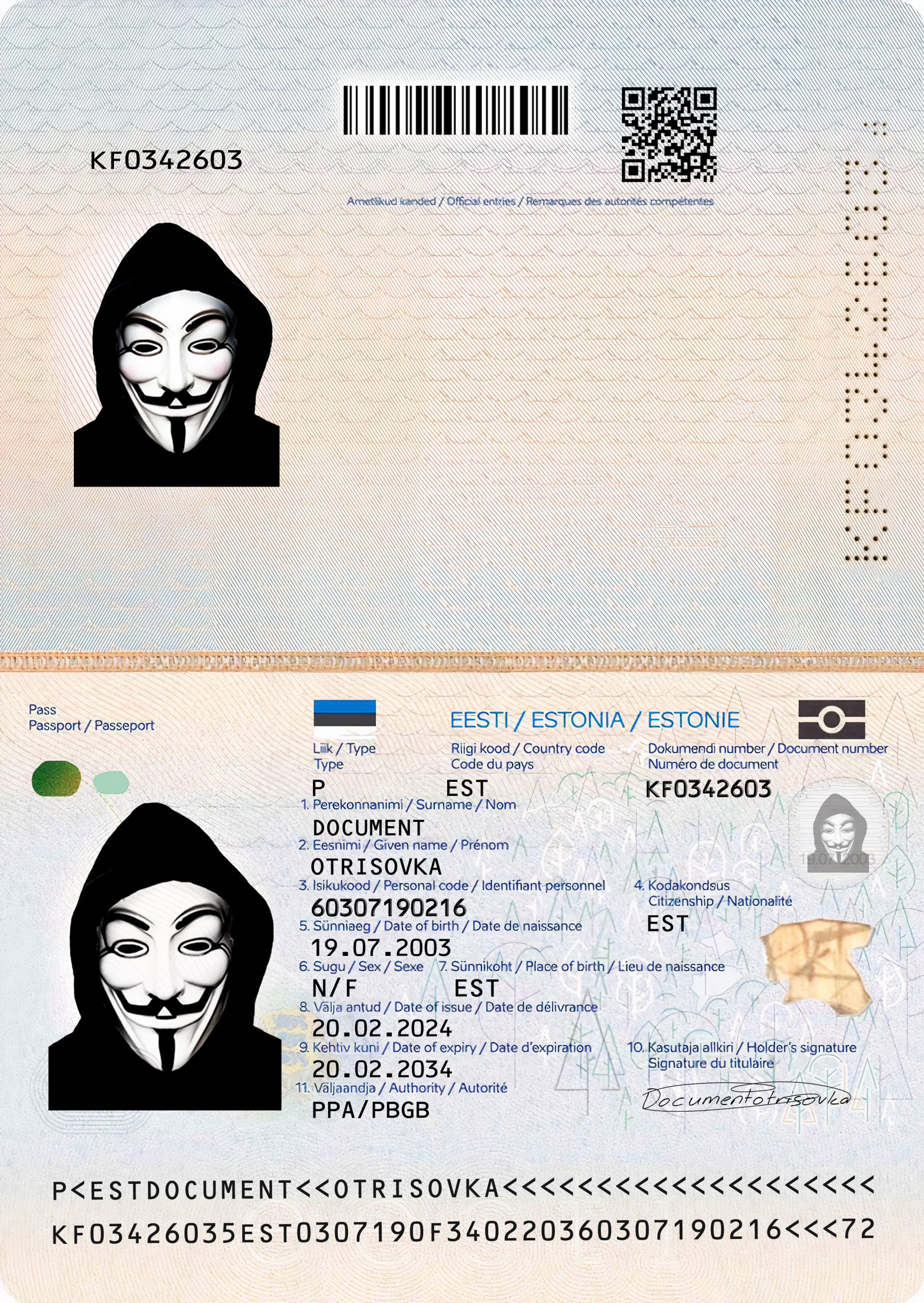 ESTONIA PASSPORT
