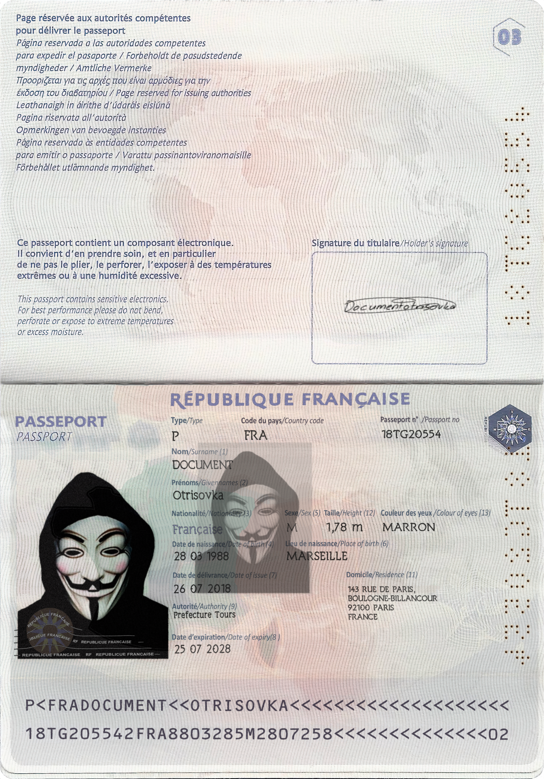 FRANCE PASSPORT