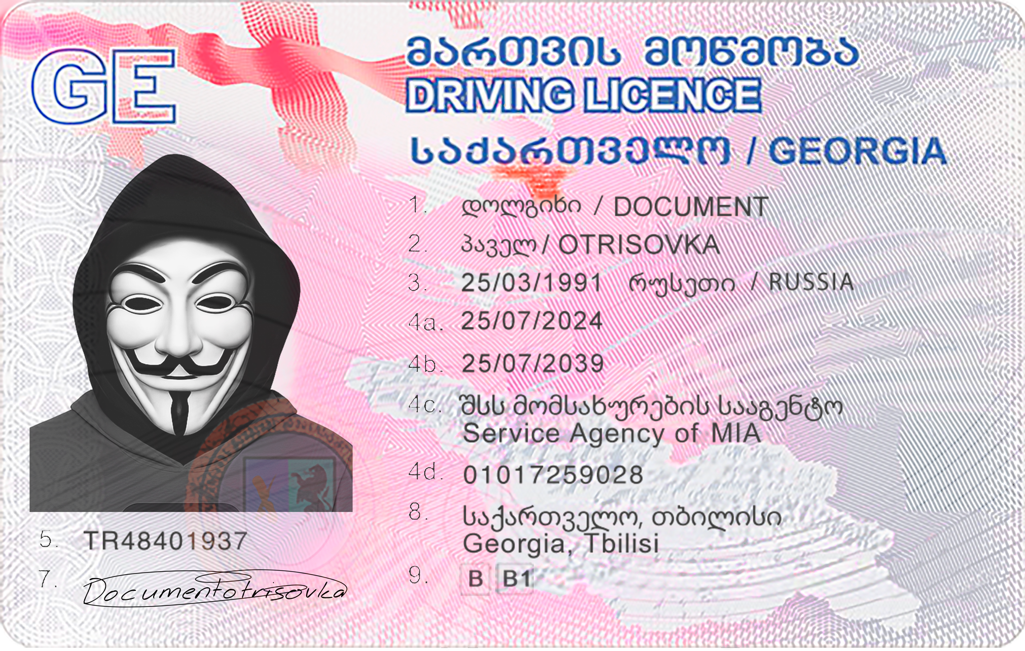 GEORGIA DRIVER LICENSE