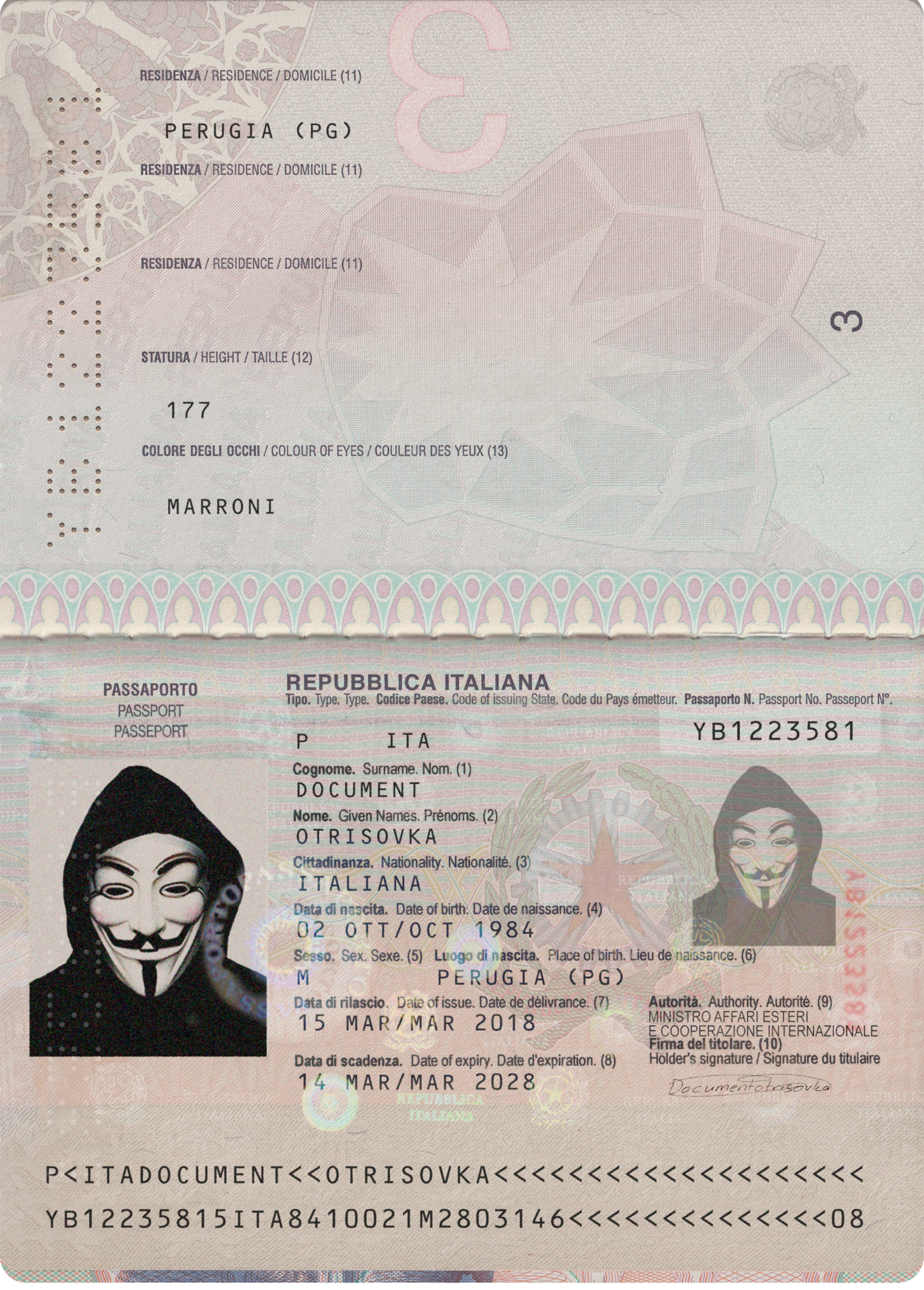 ITALIANA PASSPORT