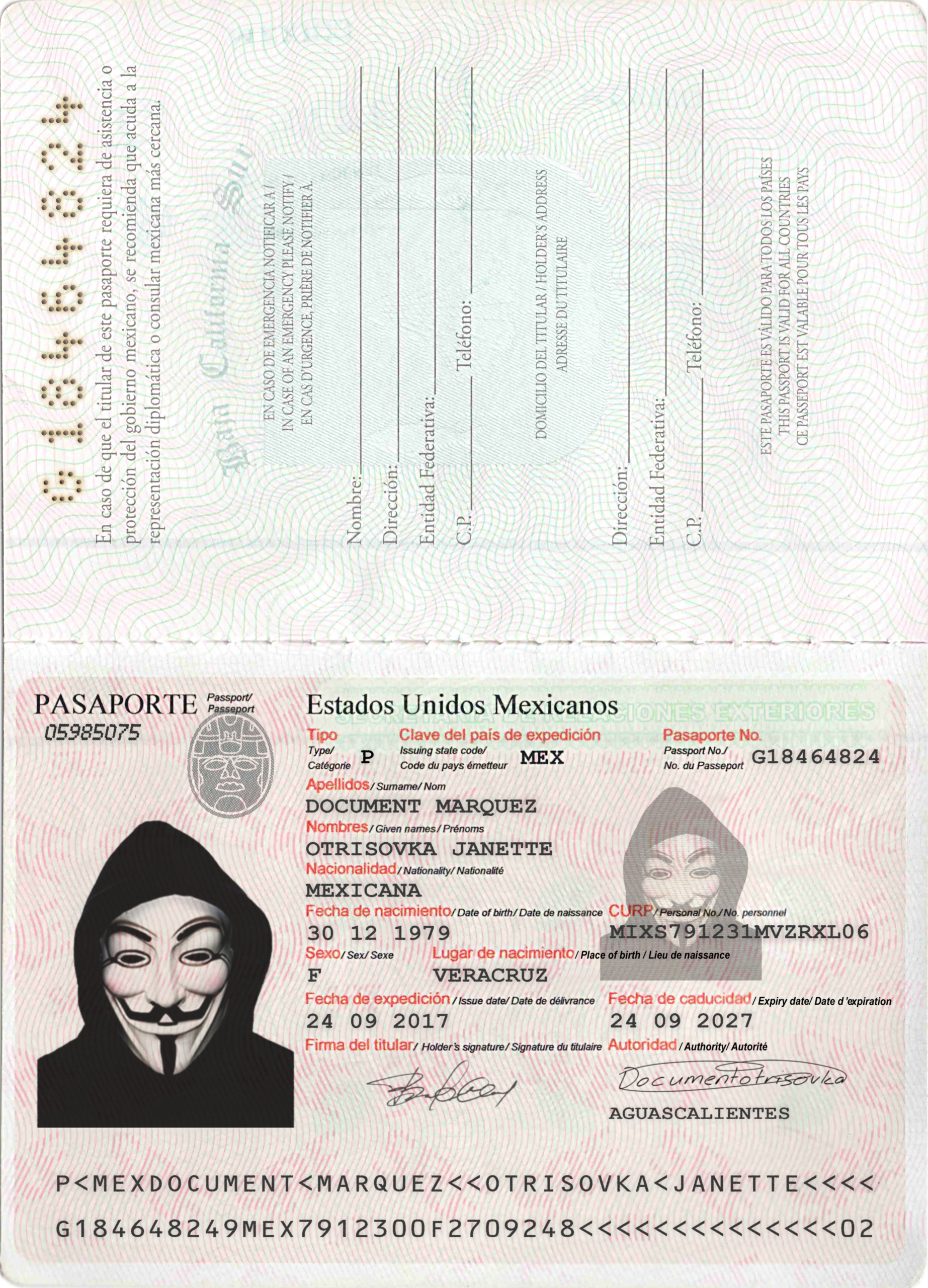 MEXICO PASSPORT
