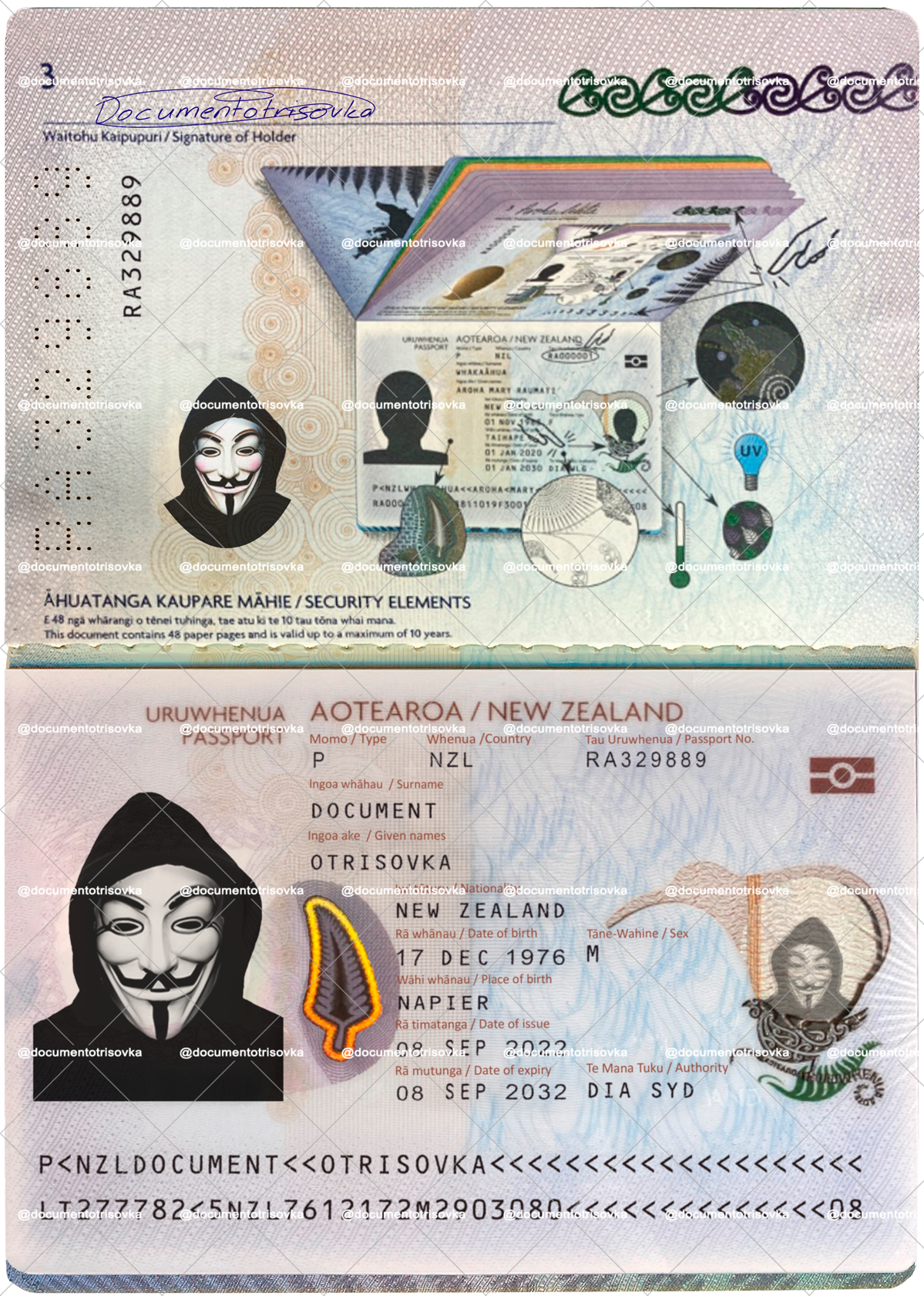 NEW ZEALAND PASSPORT 2023