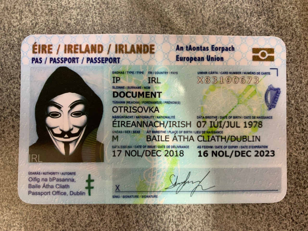 Ireland ID