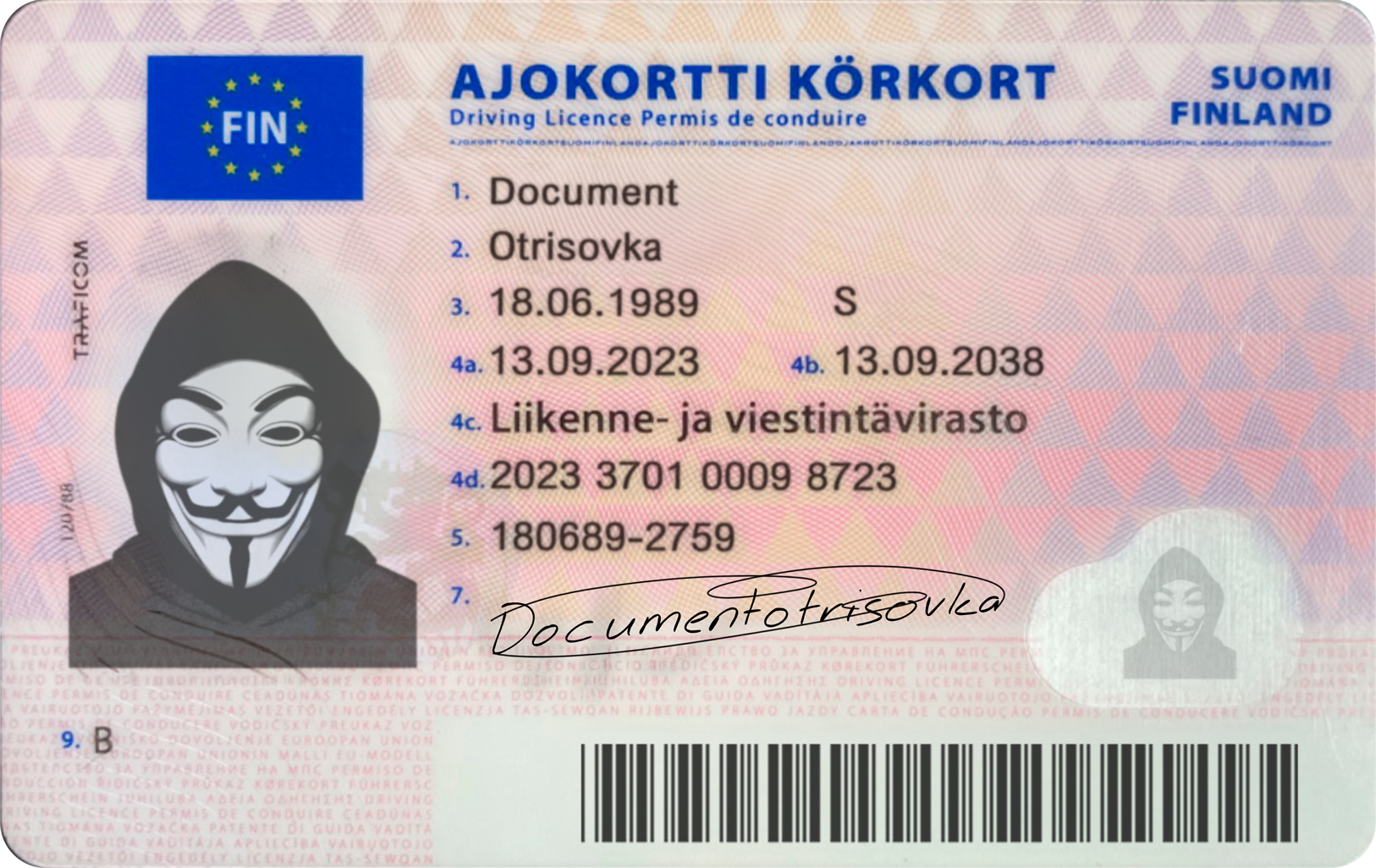 FINLAND DRIVER LICENSE