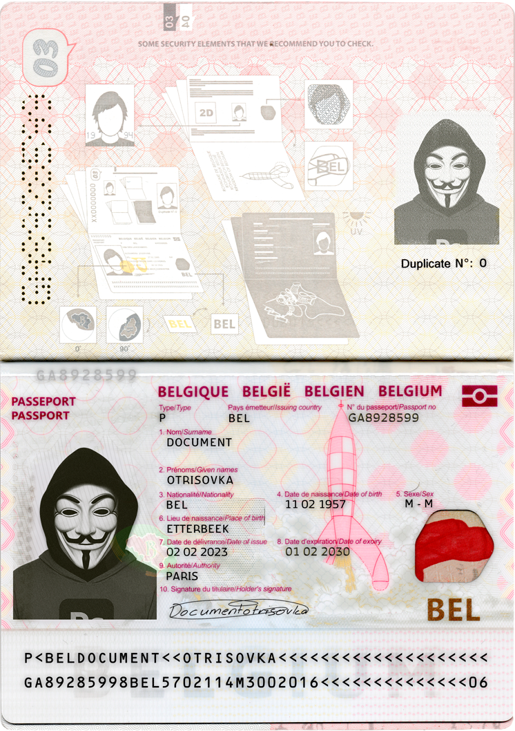 BELGIUM PASSPORT