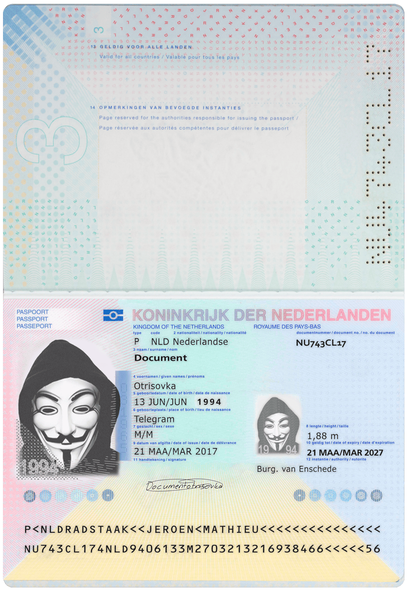 NETHERLANDS PASSPORT