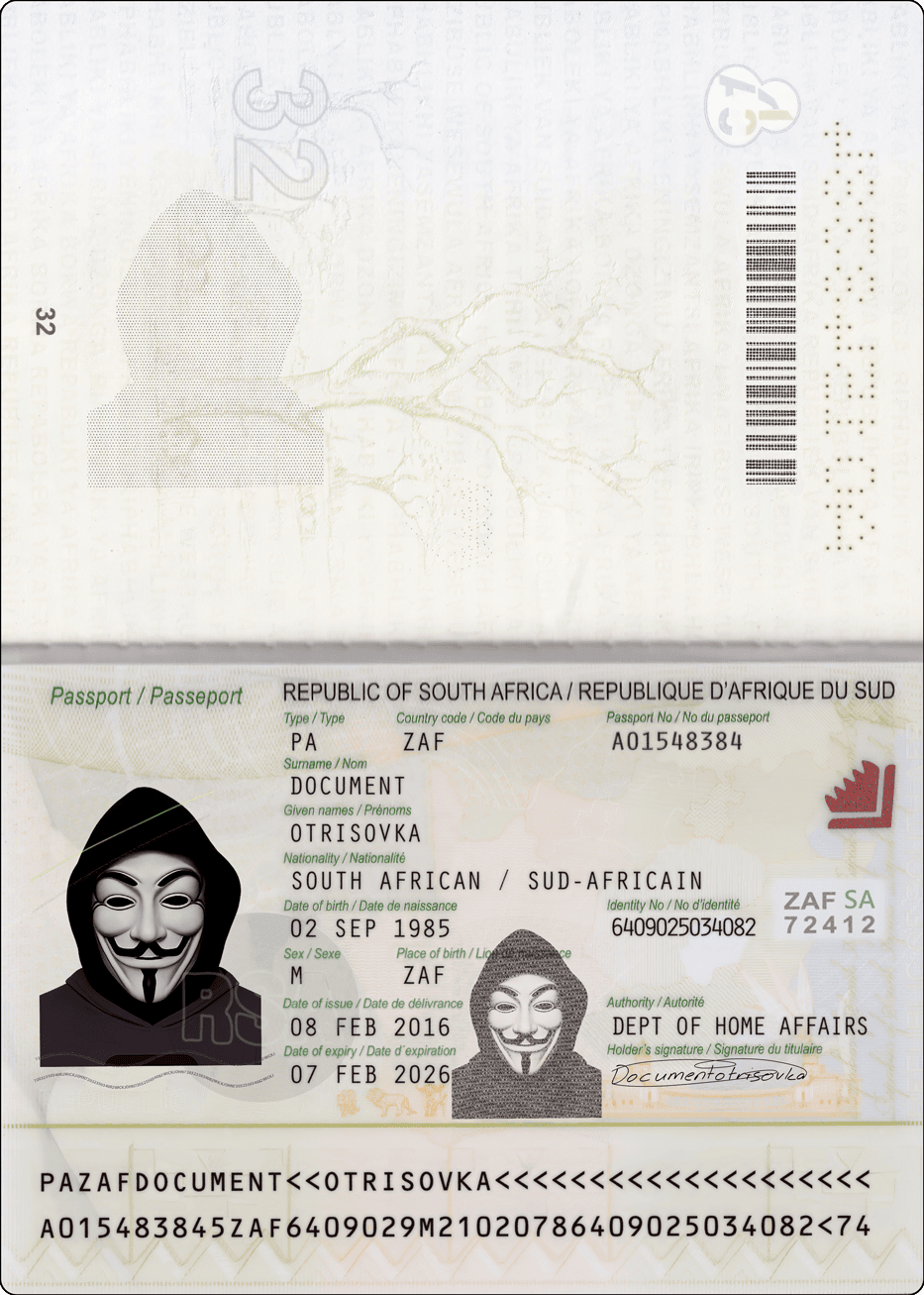 South Africa PASSPORT