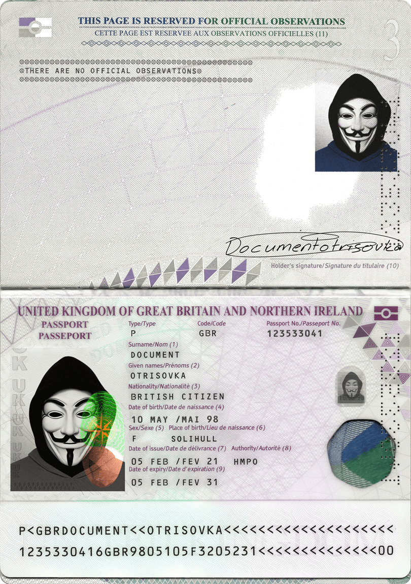 UNITED KINGDOM PASSPORT